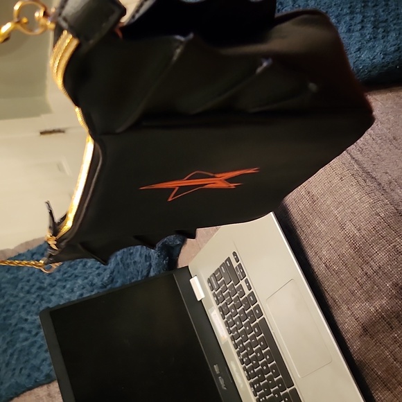 Jeffrey Stars Bat Bag NWOT W/Unbranded Chain - Picture 2 of 9